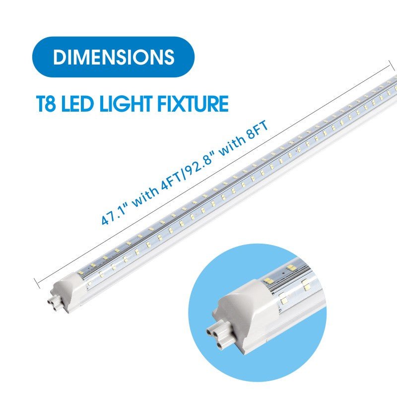 WAWA Lights T8 LED light fixture