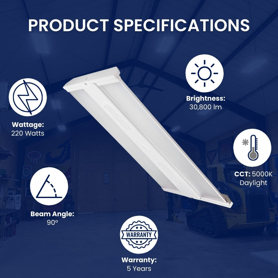 WAWA Lights Adjustable linear high bay LED light