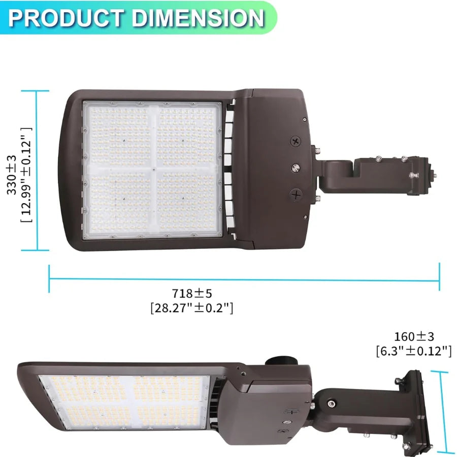 WAWA Lights Wall mounted LED parking lot lights